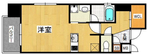 プライムアーバン博多東の物件間取画像